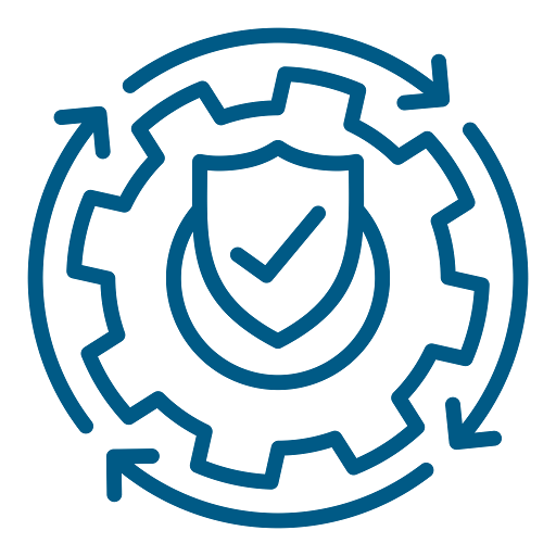 Gear with shield
